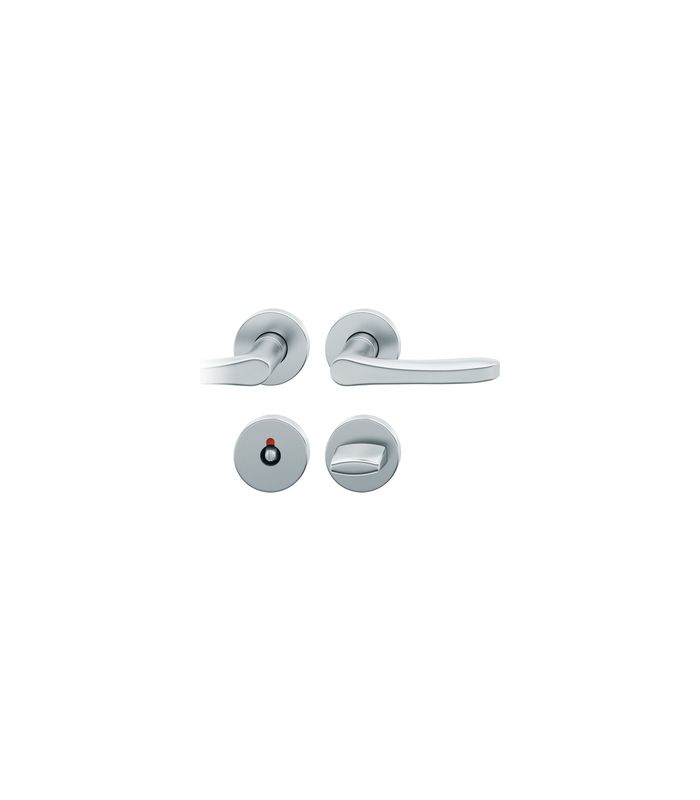 Drückergarnitur 72 1106 Rosette rund ,WC/SS,8(8),DL,ER,TS39-48,AGL3