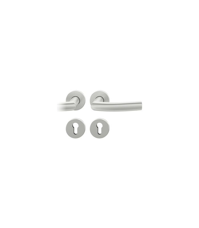 Drückergarnitur 72 1107 Rosette rund ,PZ,8,DL,F1,TS39-48,AGL3
