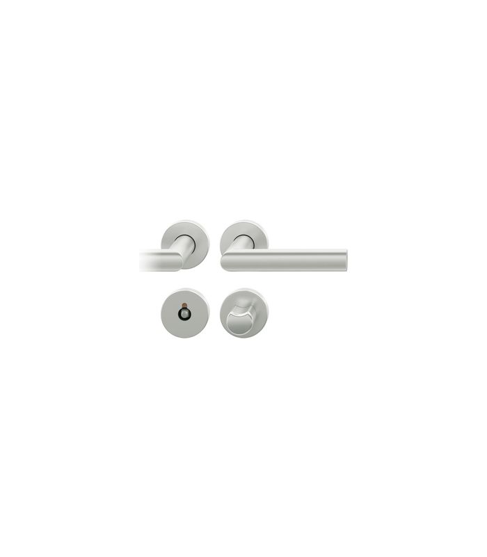 Drückergarnitur 72 1108 Rosette rund ,WC/SS,8(8),DR,F1,TS39-48,AGL3