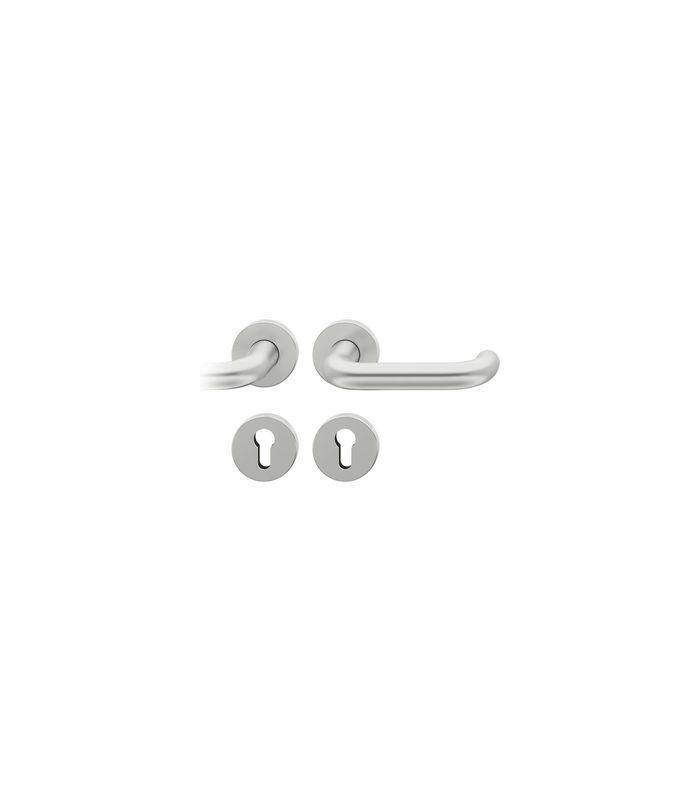 Drückergarnitur 72 1146 Rosette rund ,PZ,8,DL,F1,TS39-48,AGL3