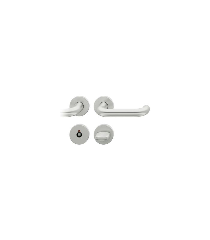 Drückergarnitur 72 1146 Rosette rund ,WC/SS,8(8),DR,F1,TS39-48,AGL3