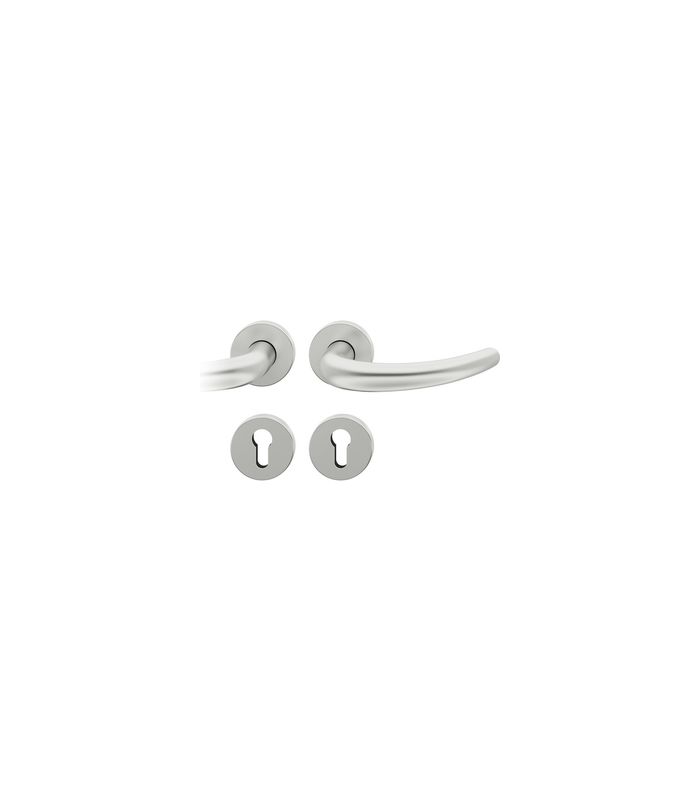 Drückergarnitur 72 1160 Rosette rund ,PZ,8,DL,F1,TS39-48,AGL3