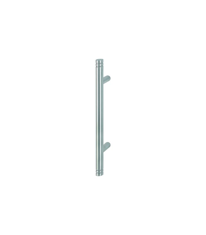 HOPPE Stoßgriff E5012DR, BA 400mm, Breite 109mm, L 600mm, Durchmesser 30mm, verdeckt verschraubt, edelstahl matt