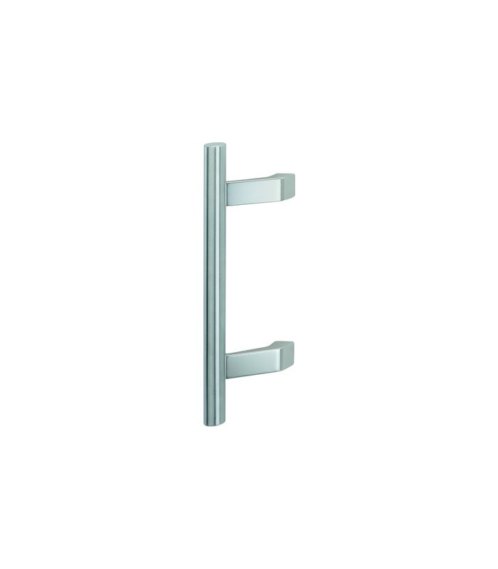 HOPPE Stoßgriff E5014, BA 250mm, Breite 105mm, L 400mm, Durchmesser 30mm, verdeckt verschraubt, matt/aluminium natur eloxiert