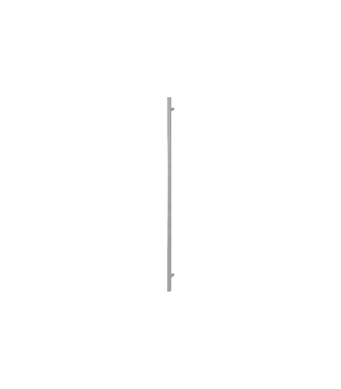 HOPPE Stoßgriff E5061, BA 1.300mm, L 1.800mm, Durchmesser 35mm, verdeckt verschraubt, edelstahl matt