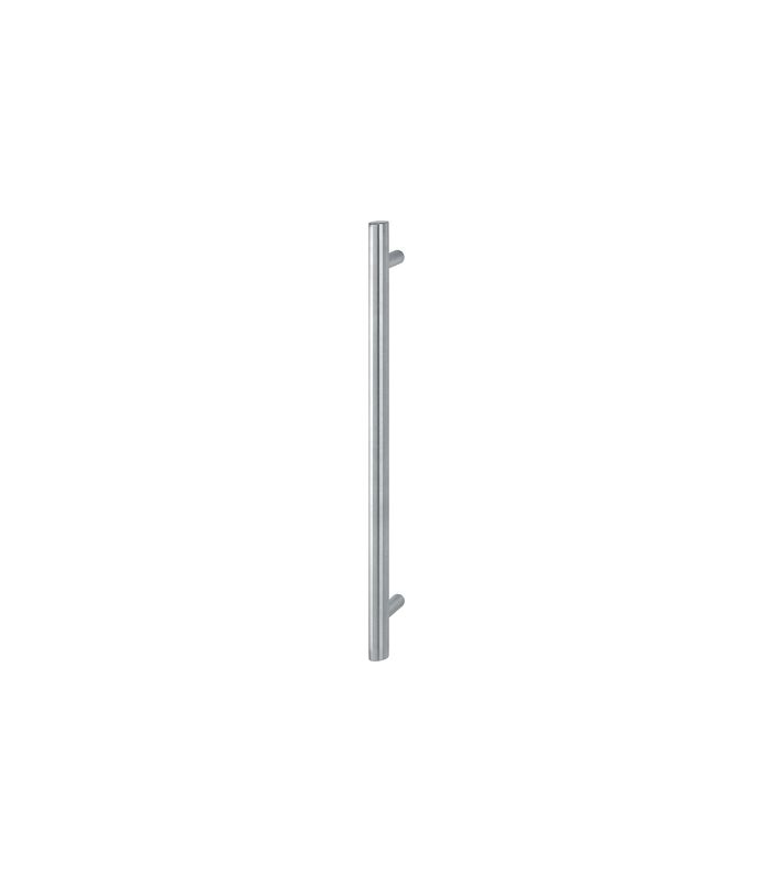 HOPPE Stoßgriff E5061, BA 560mm, L 1.600mm, Durchmesser 35mm, verdeckt verschraubt, edelstahl matt