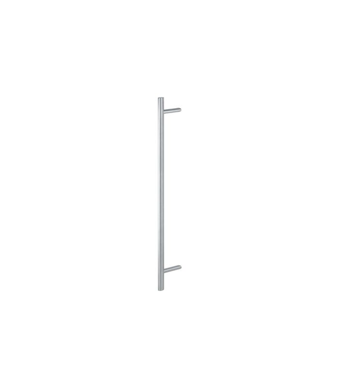 HOPPE Stoßgriff E5062, BA 900mm, Breite 109mm, L 1.200mm, Durchmesser 35mm, verdeckt verschraubt, edelstahl matt