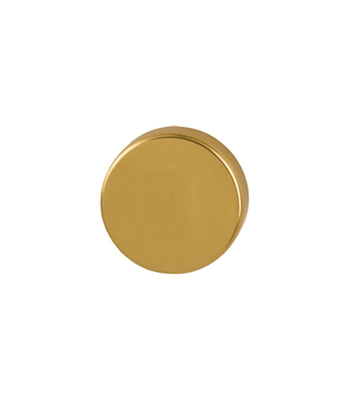 HOPPE Schlüsselrosettenpaar 42KVS, außen/innen, rund, mit Stütznocken, ohne Lochung, 9mm, Türstärke min. 37mm, Türstärke maximal 42mm, bronzefarben, eloxiert