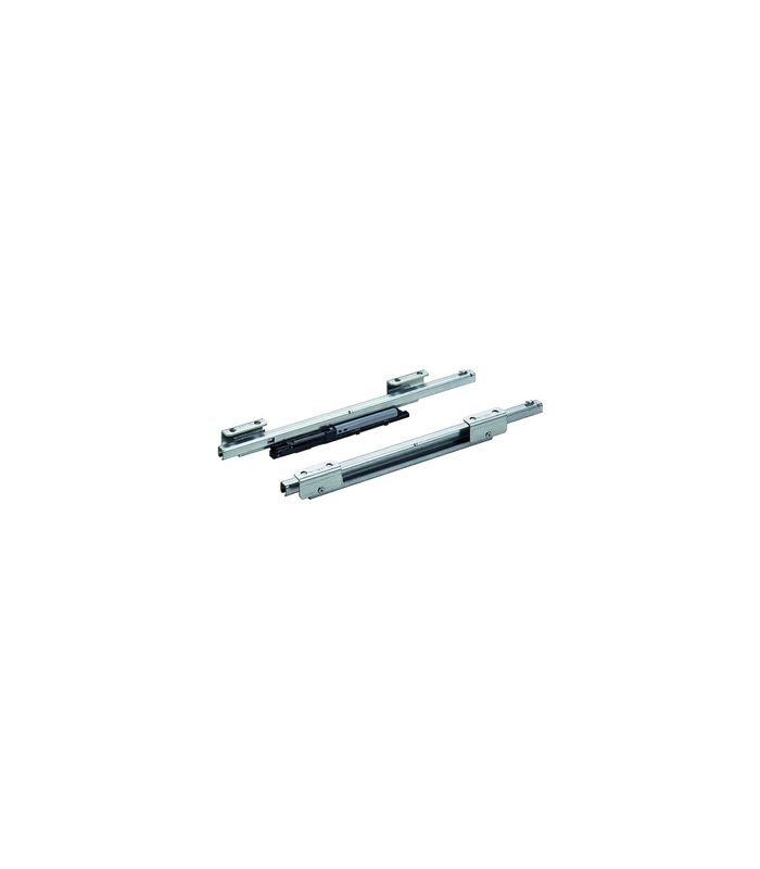 Schreibmaterialschale- Auszugsführung, Teilauszug, Quadro 12 Push to open 9156337, Stahl verzinkt