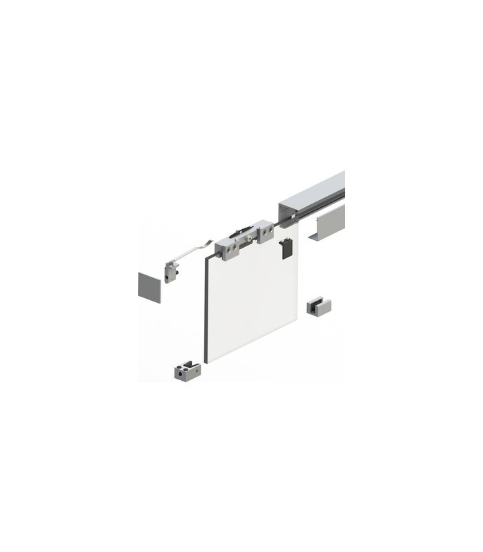 OT-Schiebetürbeschlag,mit Laufschiene,F1 GT-L 80,L2500,ESG/VSG