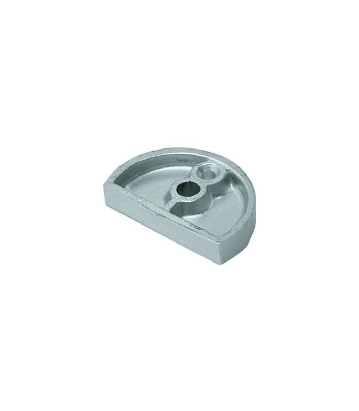Unterlage, für Türpuffer, 1559, Aluminium, H 15mm, dunkelbraun eloxiert gebeizt