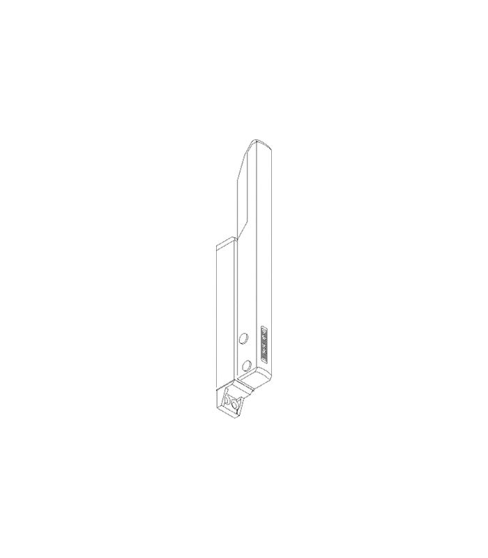 OL-Handhebel, OL 320,Hub 42mm, naturton eloxiert