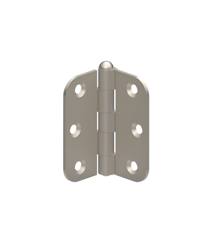 Tür-Scharnier, 253, Schmetterlingsform, B64xH64mm, edelstahl