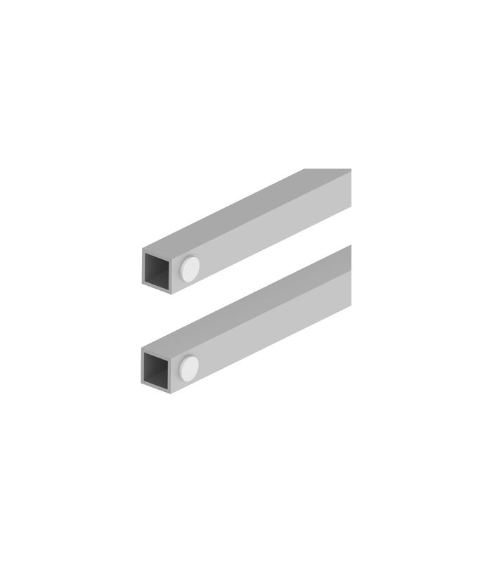 OT-Distanzprofil, L 6000mm, GT, Aluminium, edelstahloptik eloxiert