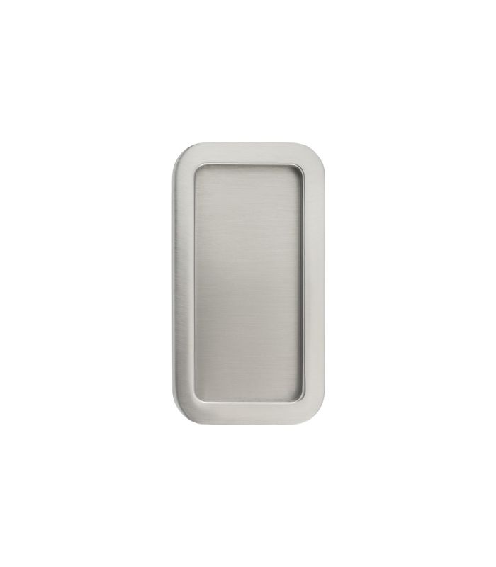 OT-Schiebetürmuschel, 5280, eckig, Aluminium, silberfarbig eloxiert