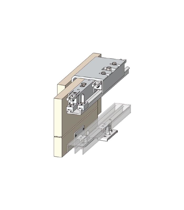 Schiebetürbeschlag,vorliegend 260, 3-flg. vorliegend,b.80 kg