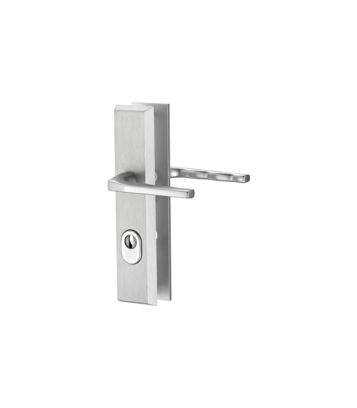 SI-Drückergrt. Alpha 8747 LS eck,15mm,ES1,ZA/PZ 72/8,F1,TS35-45