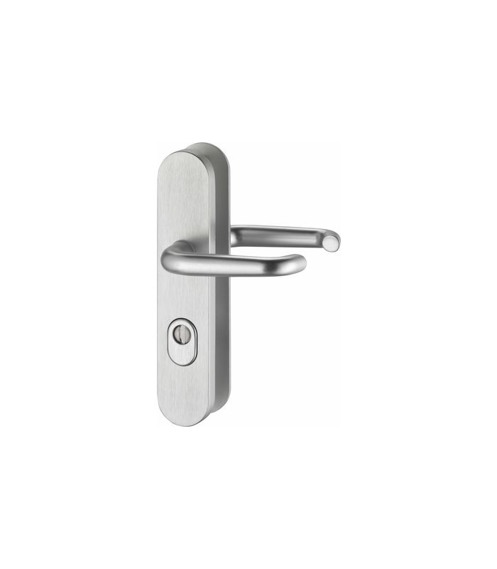 SI-Drückergrt. Rombus 8663/7203 LS oval ,15mm,ES1,ZA/PZ 72/8,F1,TS35-45