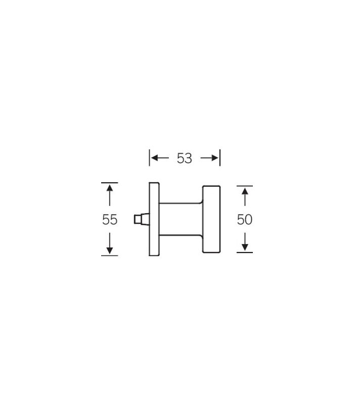 Knopf 23 0811 Ros. eck,F1,o.Nr.