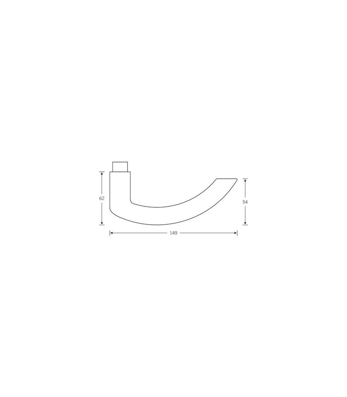 Drückergarnitur 72 1119 LS oval ,PZ72/8,DL,F1,TS 39-48