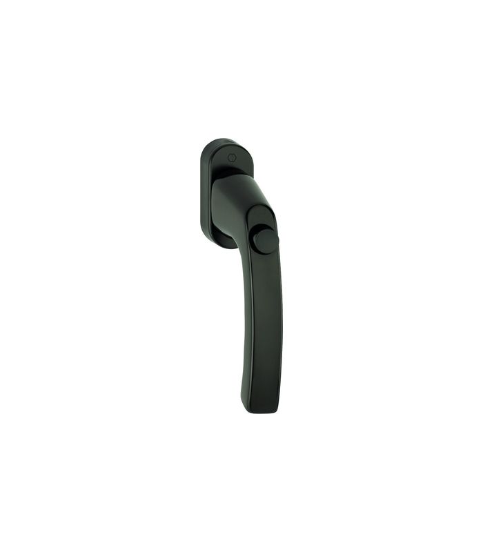 Drehkipp-Fenstergriff, abschließbar, Liège 0540SV/U26, DIN Links-Rechts, 7/37mm, dunkelbraun seidenglänzend beschichtet