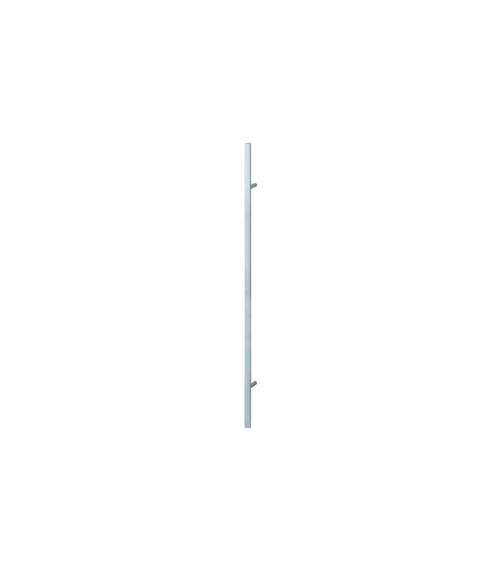 HOPPE Stoßgriff E5091, Gewindeteil, BA 1.300mm, L 1.800mm, Durchmesser 40x23mm, verdeckt verschraubt, edelstahl matt