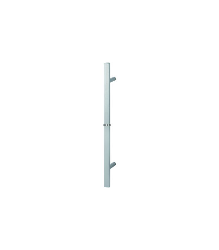 HOPPE Stoßgriff E5091 XL, Gewindeteil, BA 100- BA 970mm, L 270-1.000, Durchmesser 40x23mm, verdeckt verschraubt, edelstahl matt