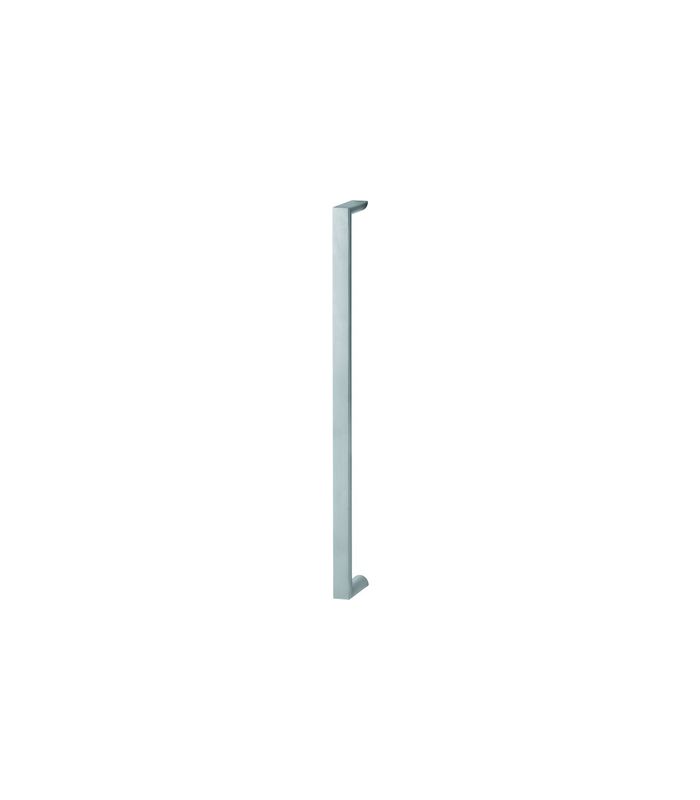 HOPPE Stoßgriff E5095, Gewindeteil, BA 1.000mm, L 1.023mm, Durchmesser 40x23mm, verdeckt verschraubt, edelstahl matt