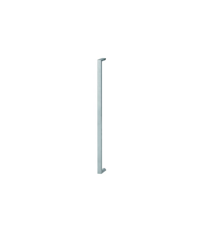 HOPPE Stoßgriff E5095, Gewindeteil, BA 1.200mm, L 1.223mm, Durchmesser 40x23mm, verdeckt verschraubt, edelstahl matt