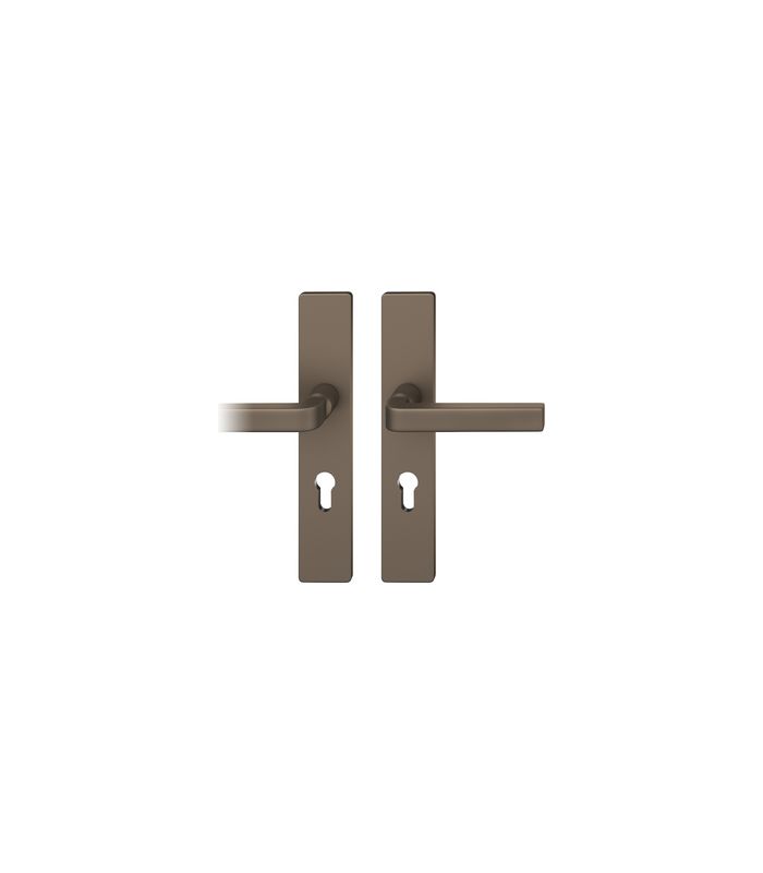 Drückergarnitur 12 1004 LS eck,PZ92/8,C33,TS 39-58