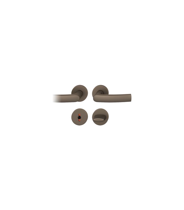 Drückergarnitur 12 1015 Rosette ,rd.,WC/SS,8,(8),C33,TS39-58
