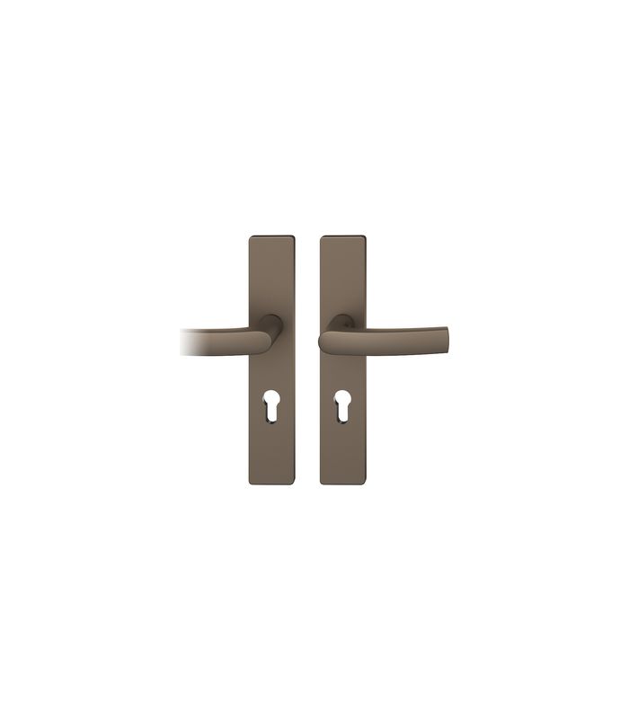 Drückergarnitur 12 1015 LS eck,PZ72/8,C33,TS 39-58