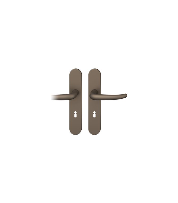 Drückergarnitur 12 1023 LS oval ,BB72/8,C33,TS 39-58