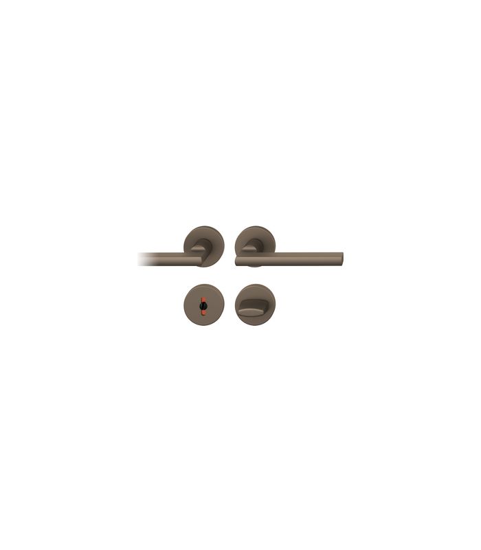 Drückergarnitur 12 1035 Rosette ,rd.,WC/SS,8,(8),C33,TS39-58