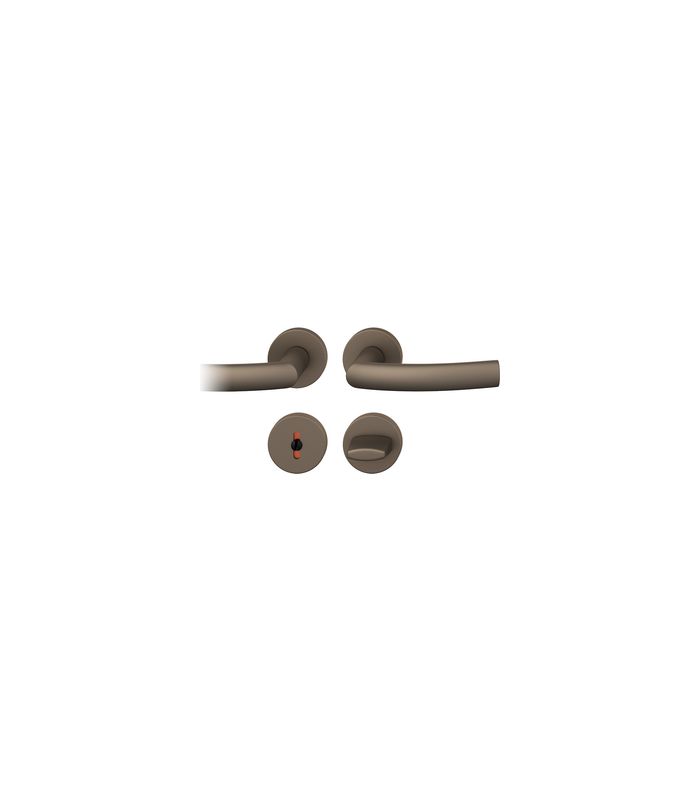 Drückergarnitur 12 1107 Rosette ,rd.,WC/SS,8(8),C33,TS39-58