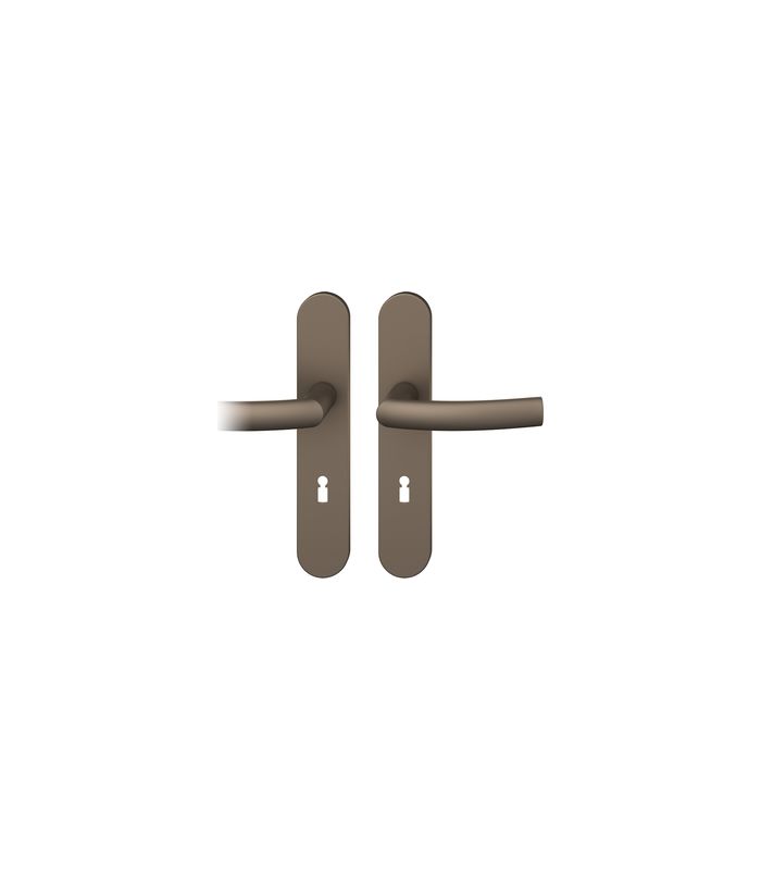 Drückergarnitur 12 1107 LS oval ,BB72/8,C33,TS 39-58