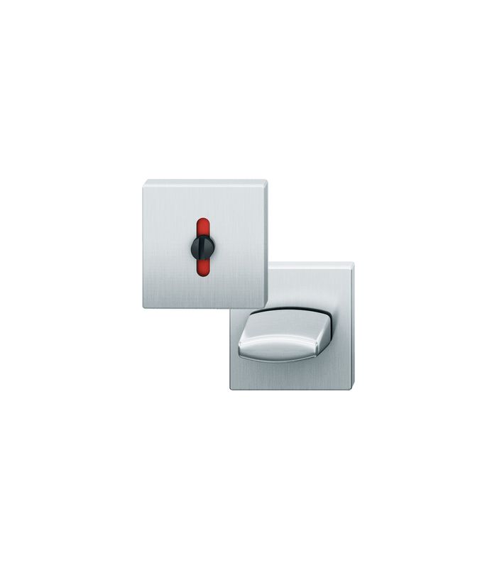 Schlüsselrosettenpaar ASL® 12 1704 eckig ,WC/S, 7mm,TS 39-58,ER poliert
