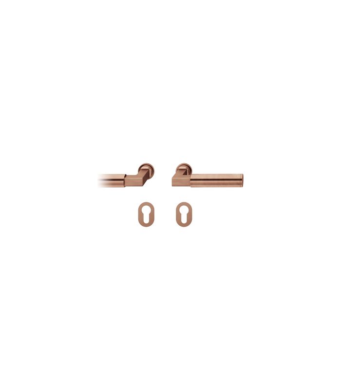 Drückergarnitur 15 1102 Ros.,rd.,PZ,8,h-bronze,TS39-48,o.Nr.