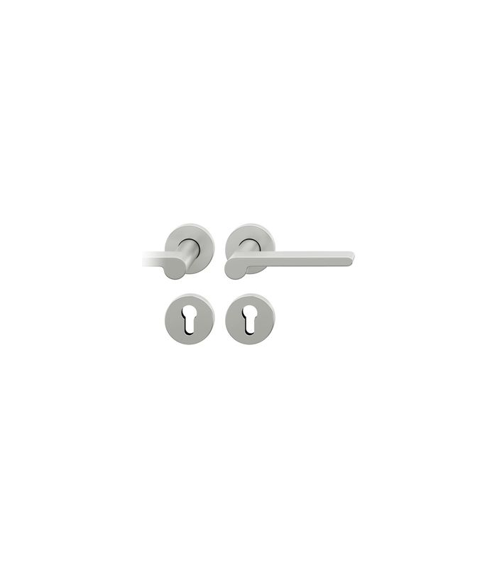 Drückergarnitur 12 1021 Rosette ,rd.,PZ,8,ER,TS39-58