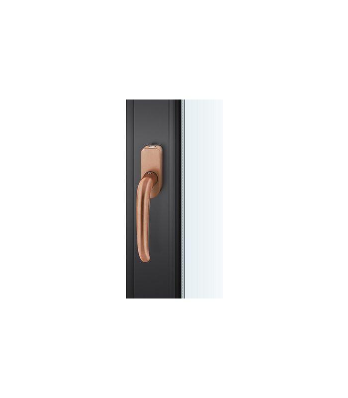 Fenstergriff 34 1023 abschliessbar ,ov.,7/30,DR,TBT,gl.,h-bronze
