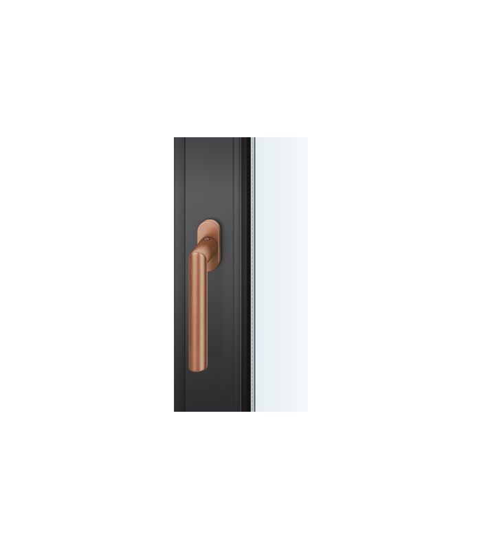 Fenstergriff 34 1076 Stand.,schm.ov.,7/24-38,h-bronze