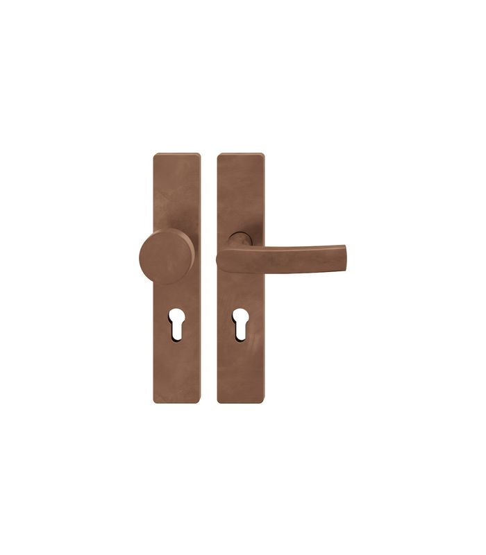 Wechselgarnitur 72 1015 LS eck,PZ72/8,DL,h-bronze,TS 39-48