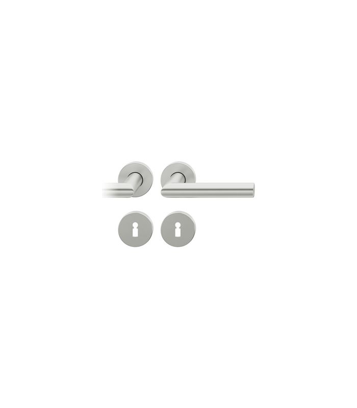 Drückergarnitur 72 1076 Rosette rund ,BB,8,DL,F1,TS39-48