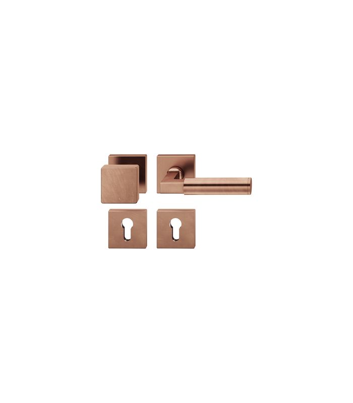 Wechselgarnitur 72 1102 Rosette eckig ,PZ,8,DL,h-bronze,TS39-48
