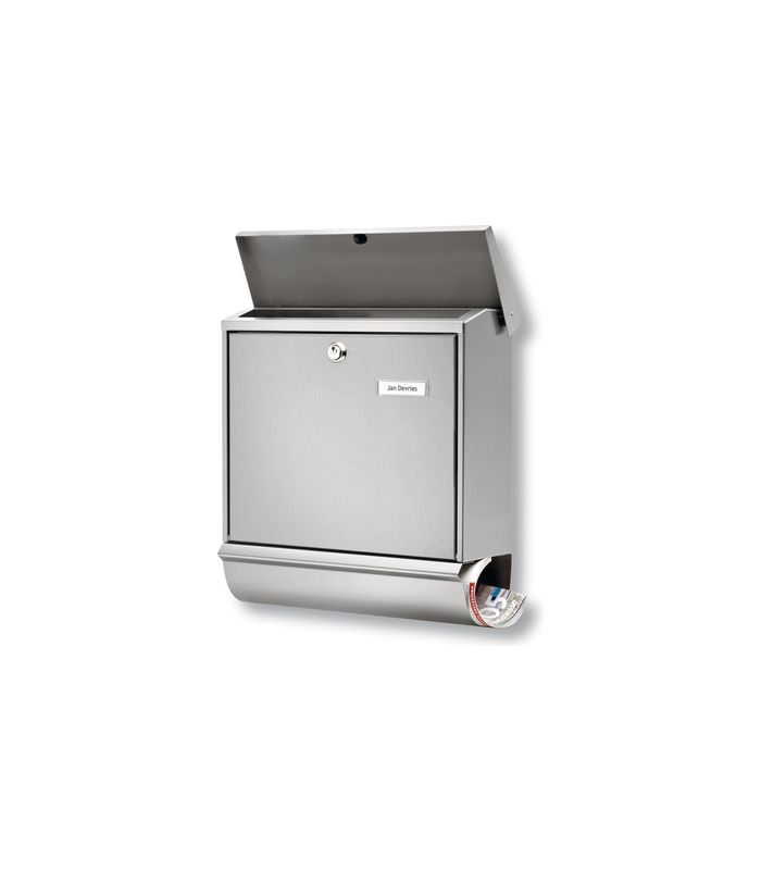 Briefkasten Comfort-Set Edelstahl