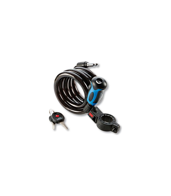 Spiralkabelschloss 1500 mm 1345 150 L verschiedenschließend, farbig sortiert