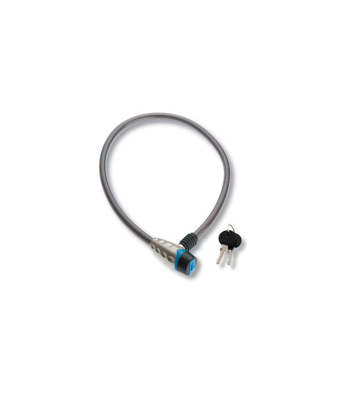 Stahlkabelschloss L800mm 550 80,Stahl grau