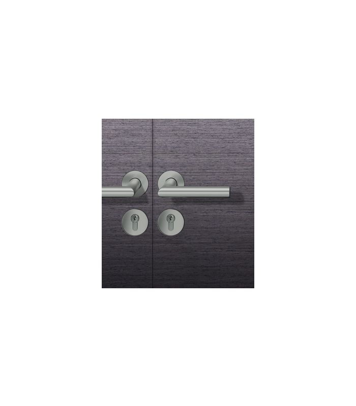Drückergarnitur 72 1076 Rosette rund ,PZ,8,DL,F1,TS45-54