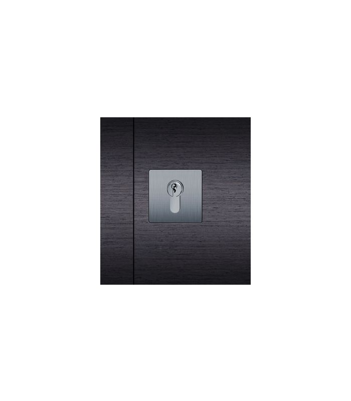 Schlüsselrosettenpaar 17 1734 eckig ,PZ, 3mm,TS 37-44,ER poliert