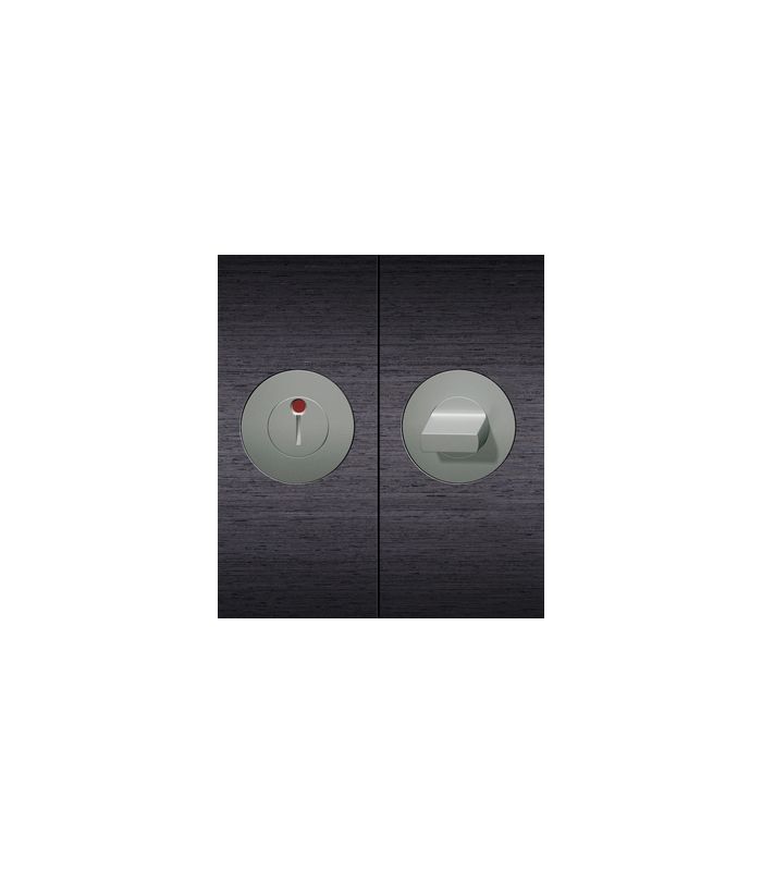 Schlüsselrosettenpaar 17 1737 rund,WC/SS, 3mm,F1